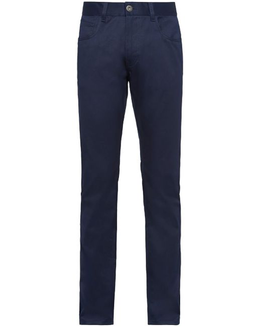 Prada five-pocket straight-leg jeans
