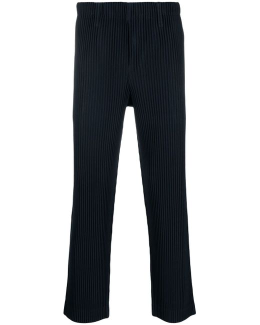 Homme Pliss Issey Miyake straight leg trousers