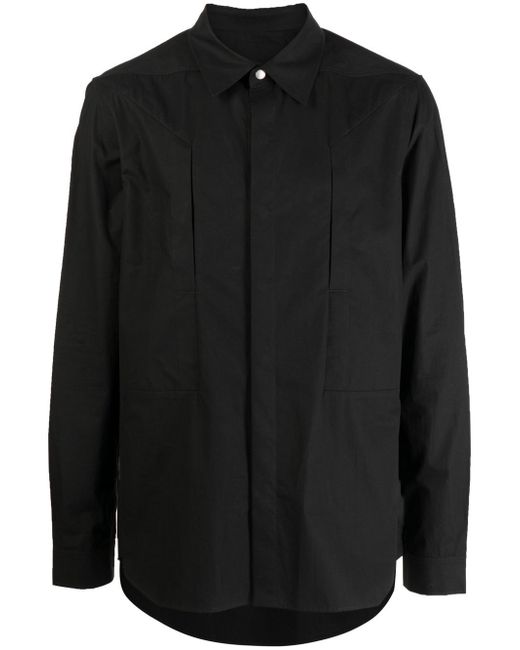 Rick Owens fitted long-sleeved shirt