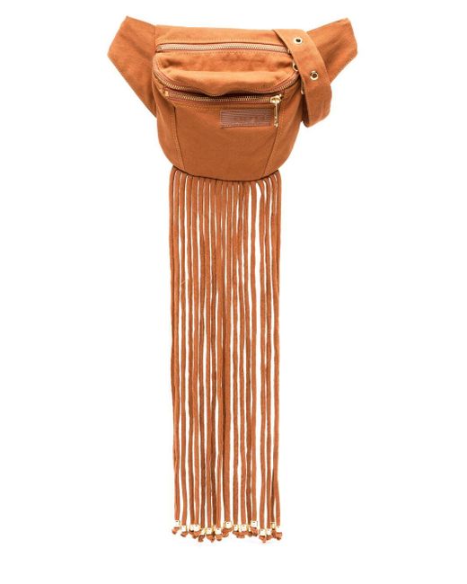 Amapô fringe-detail cotton belt bag