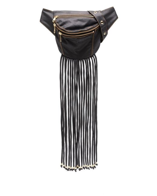 Amapô fringe-detail cotton-blend belt bag