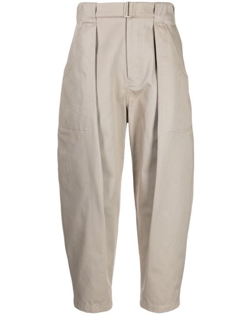 Songzio volume cropped carrot trousers