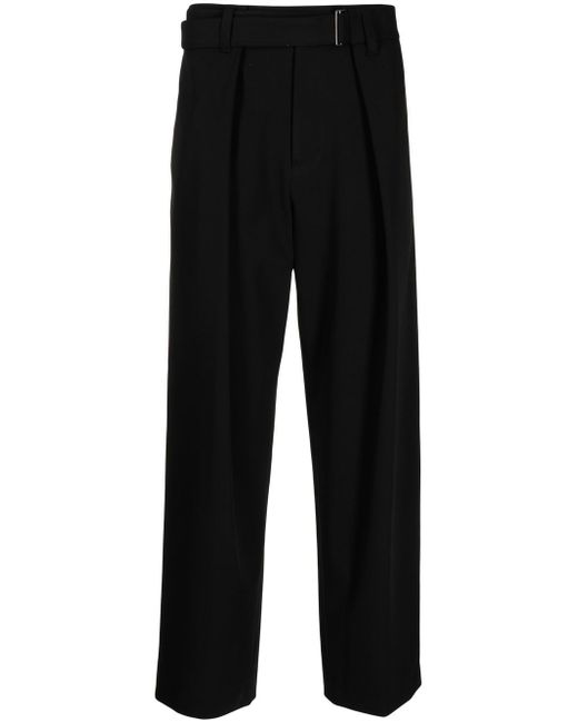 Songzio straight-leg belted trousers