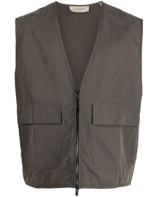 Fear of God ESSENTIALS patch-pocket zipped waistcoat