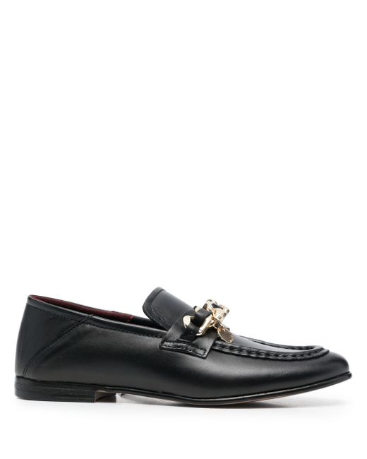Tommy Hilfiger chain-link detail loafers