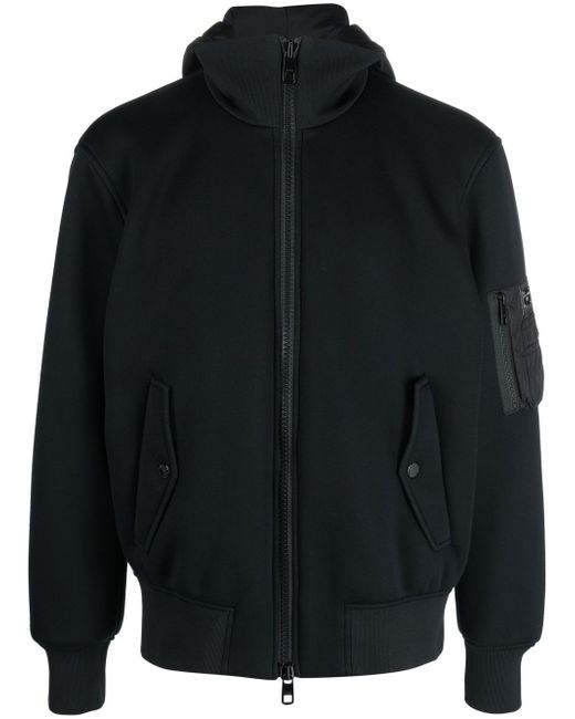 Dolce & Gabbana detachable-hood zipped jacket