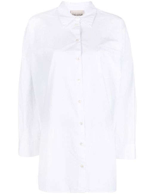 Semicouture pocket cotton shirt