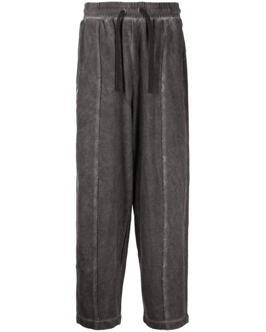 Izzue faded-effect drawstring track pants