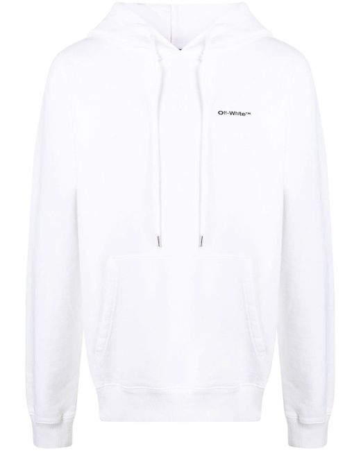 Off-White Wave Diag drawstring hoodie