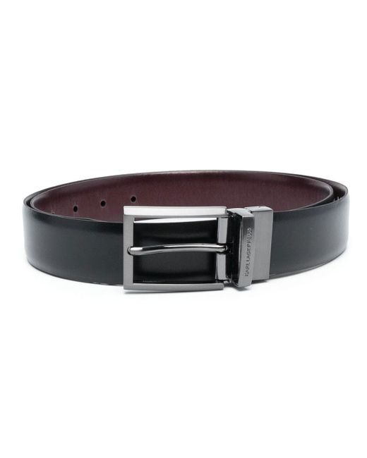 Karl Lagerfeld smooth leather belt
