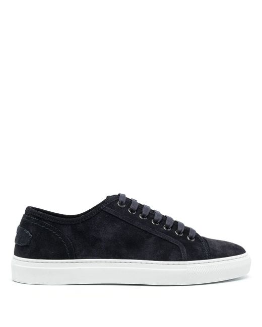 Brioni leather lace-up sneakers