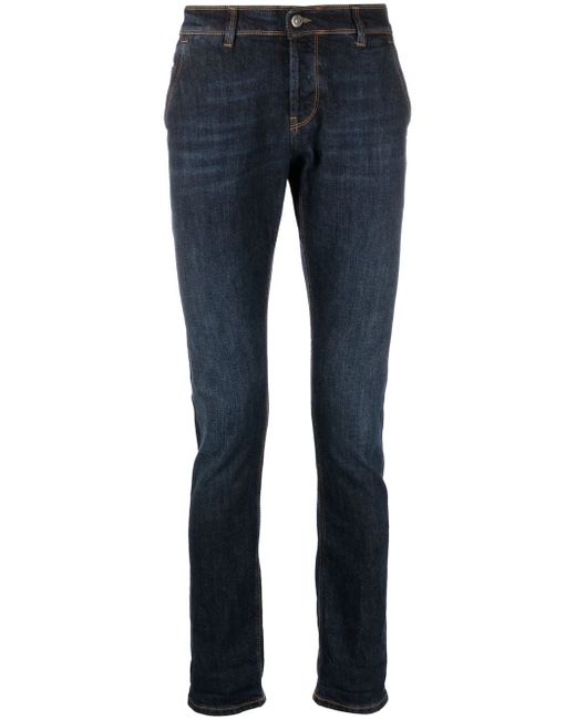 Dondup dark-wash straight-leg jeans