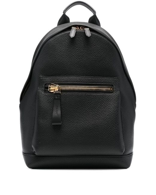 Tom Ford zip-up leather backpack
