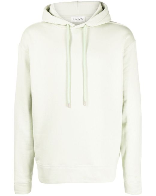 Lanvin graphic-print cotton hoodie