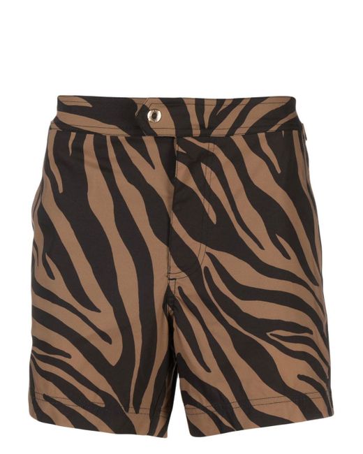 Tom Ford zebra-print swim shorts