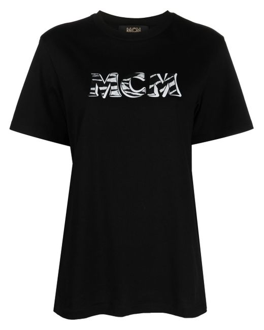 Mcm logo-print short-sleeved T-shirt