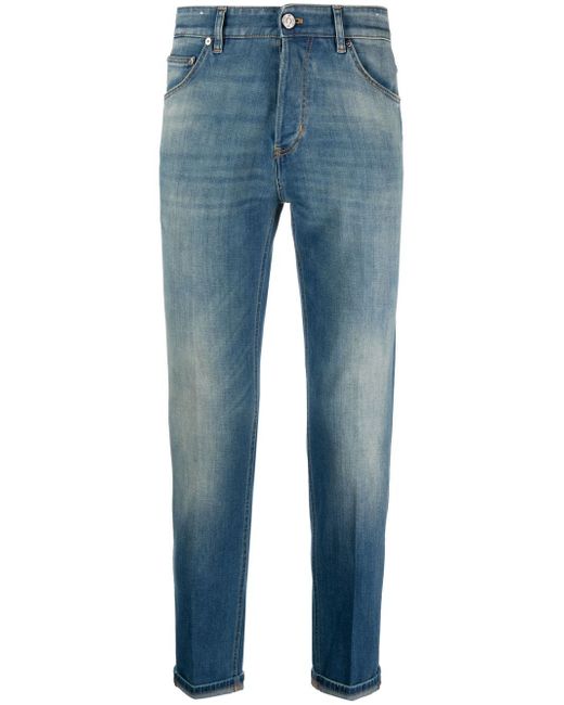 PT Torino washed fitted jeans