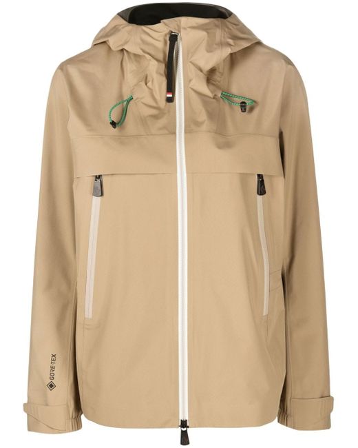 Moncler Grenoble single-breasted hooded coat