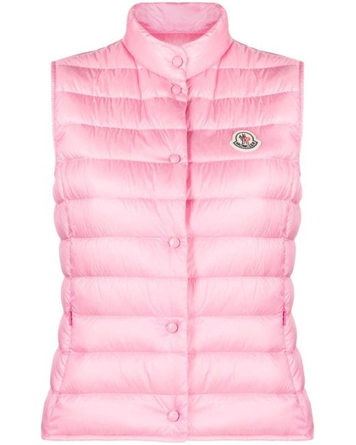 Moncler logo-patch quilted gilet
