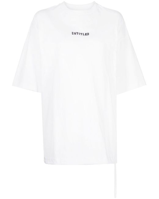 Izzue slogan-print short-sleeved T-shirt