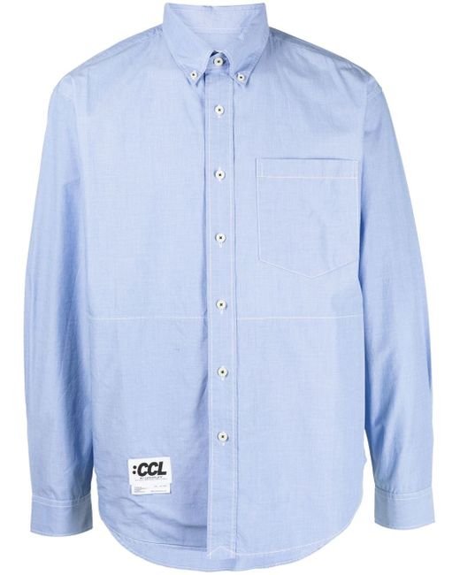 Chocoolate button-down cotton shirt