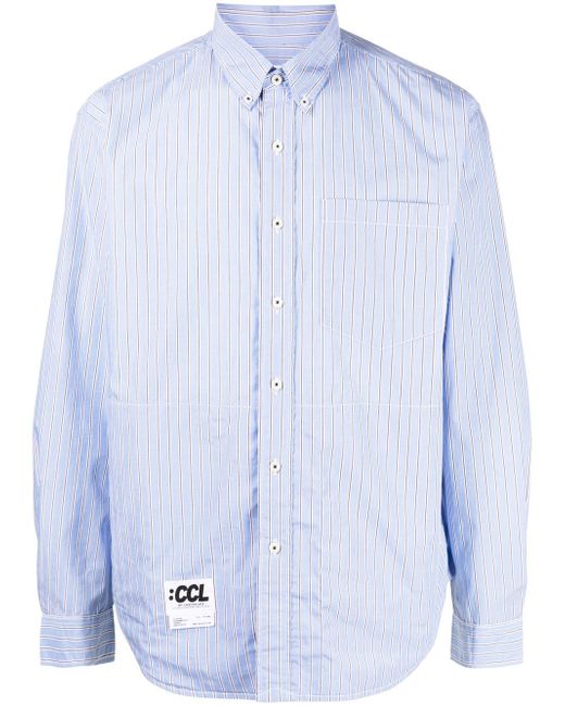 Chocoolate striped button-down shirt