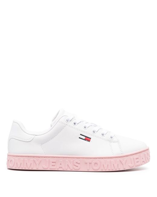 Tommy Jeans embossed-logo sole trainers