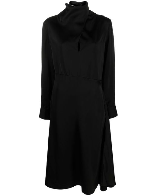 Jil Sander long-sleeve A-line dress