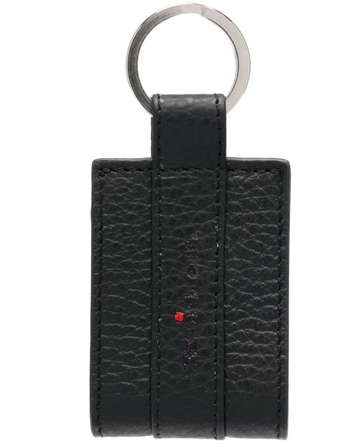 Kiton calf-leather rectangular keychain