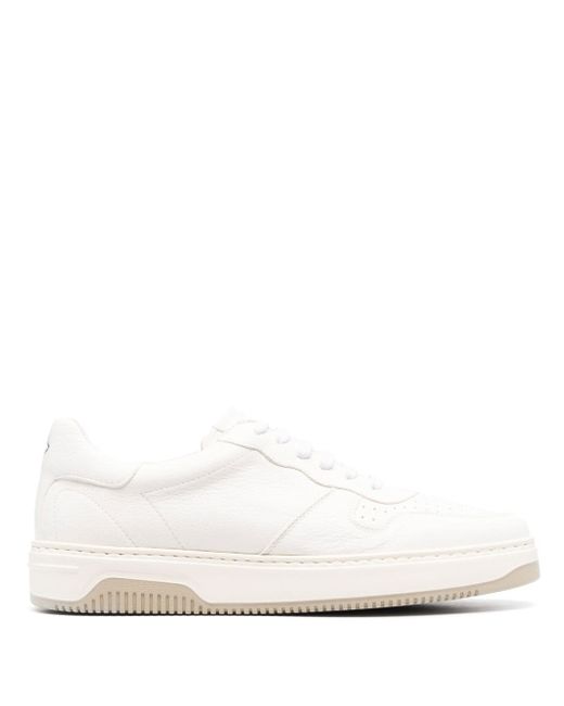 Tagliatore lace-up low-top leather sneakers