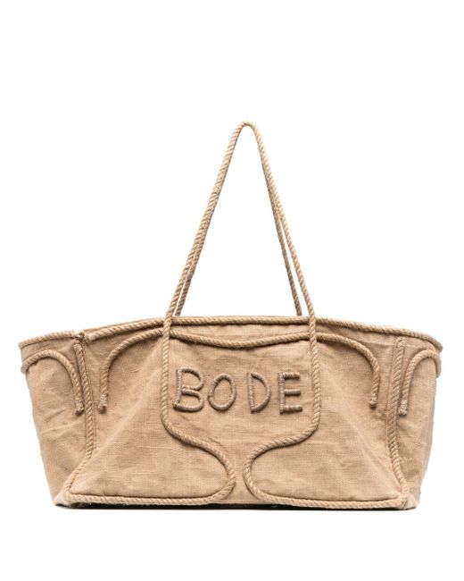 Bode rope-detail oversized tote bag