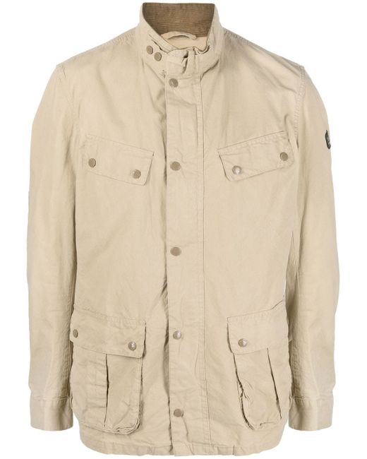 Barbour International cotton military jacket