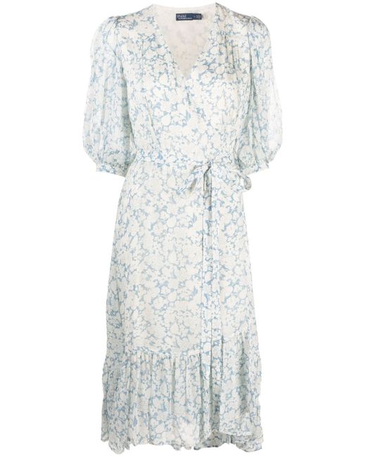 Polo Ralph Lauren floral-print midi dress