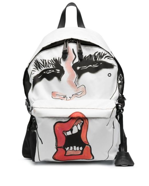 Moschino graphic-print backpack