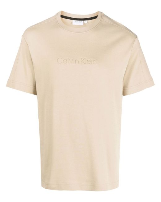 Calvin Klein logo-print detail T-shirt