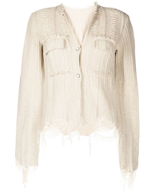 Jnby cropped button-up cardigan