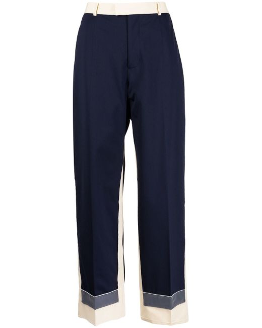 Undercover two-tone tailored trousers