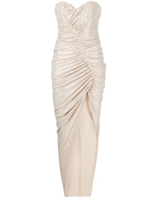 Alexandre Vauthier sequin-embellished strapless dress
