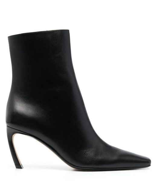 Lanvin Swing 75 leather boots
