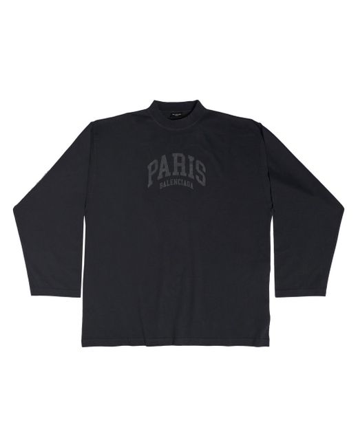 Balenciaga Cities Paris long sleeve T-Shirt oversized