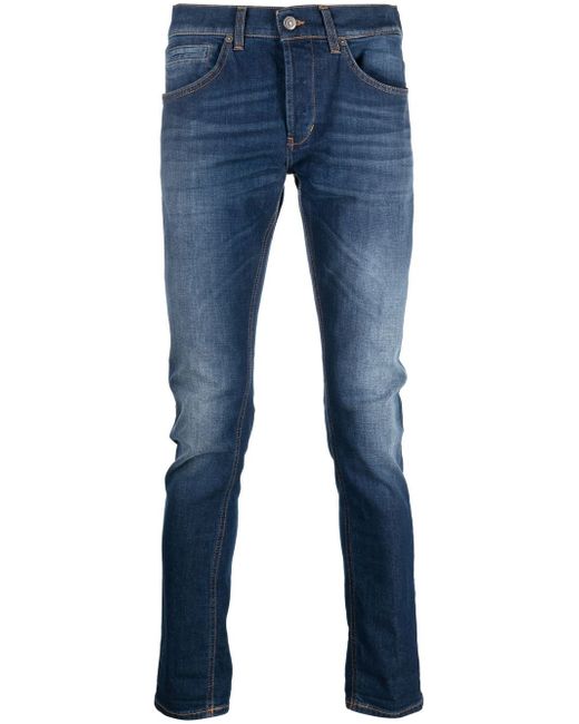 Dondup mid-rise straight-leg jeans