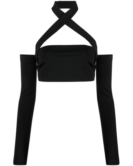 Dolce & Gabbana cross-strap cut-out top