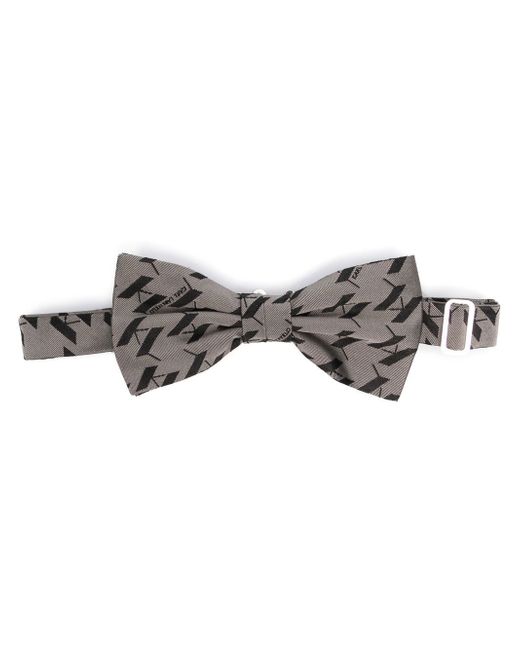 Karl Lagerfeld KL Monogram jacquard bow tie