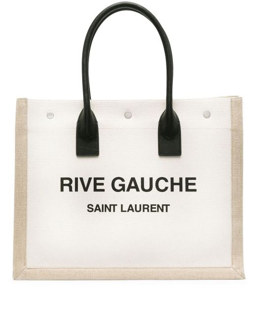 Saint Laurent logo-print tote-bag