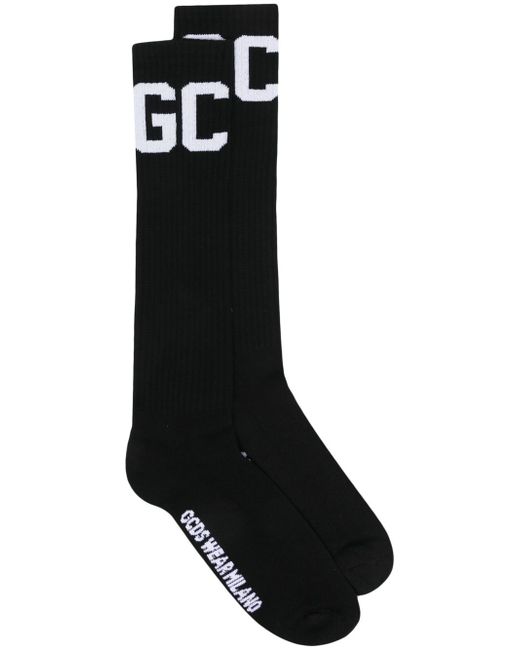 Gcds intarsia-knit mid-calf socks