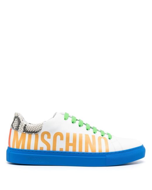 Moschino panelled low-top sneakers