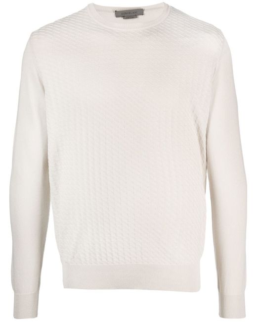 Corneliani long-sleeved cotton sweatshirt