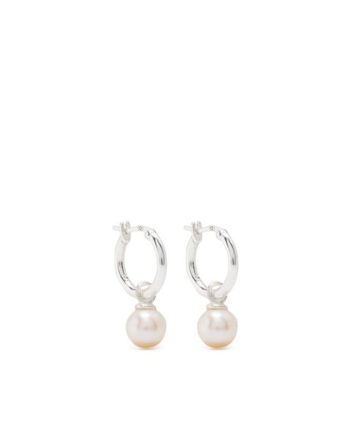 Hatton Labs pearl sterling earrings
