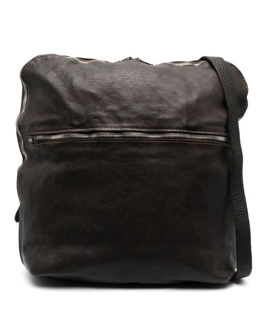 Guidi M10 horse leather messenger bag
