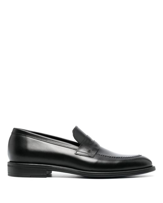 PS Paul Smith almond-toe leather penny loafers